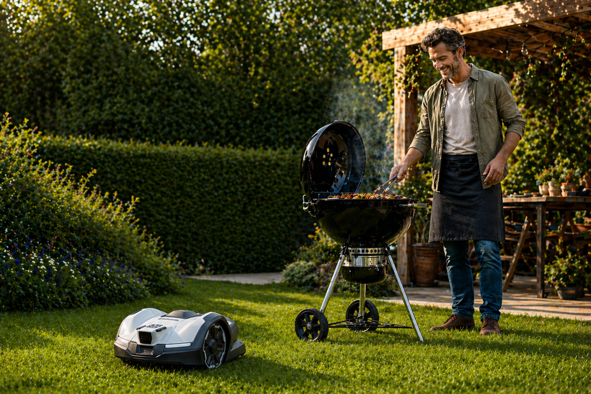Vásárolj robotfűnyírót, nyerj Weber grillt!