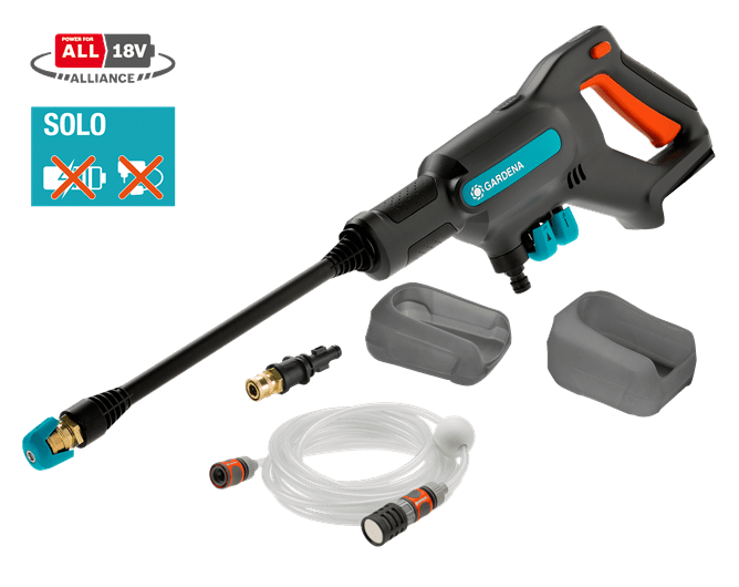 Gardena AquaClean 24/18V P4A közepesnyomású mosó akkumulátor nélkül