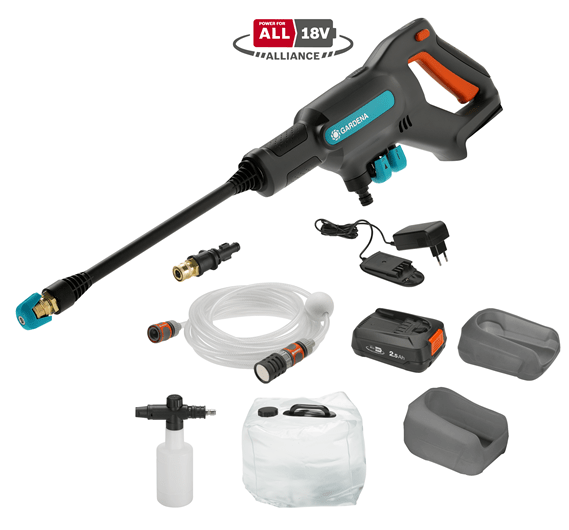 AquaClean 24/18V P4A közepesnyomású mosó  Prémium készlet
