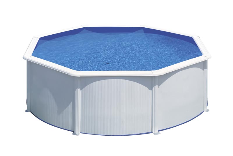 kör medence szett 350 x 120 cm fehér   (Fidji)
