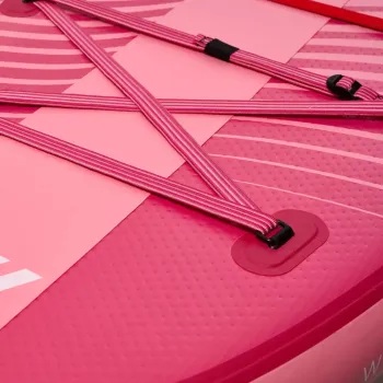 Coral 3.1m/12cm Prémium All-around iSUP 2024 karbon/üvegszálas hybrid PASTEL evezővel, spirális bokapánttal és hord pánttal 6.Kép