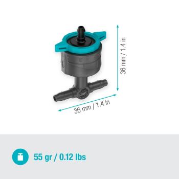 Micro Drip System szabályozható sorcsepegtető, nyomáskiegyenlítő 1.Kép