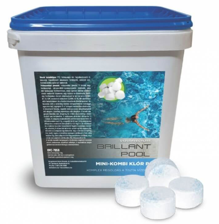 Mini-kombi klórtabletta  5 kg, 20g-os tabletta