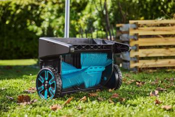 levél és fűgyüjtő  gyepre - teraszra 4.Kép