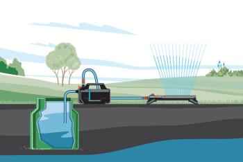 kerti szivattyú  5000 Silent készlet szívó tömlővel 4.Kép