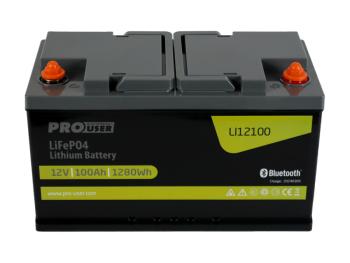 LI12100 100 Ah Li-Ion munka akkumulátor  (LifePO4) 2.Kép