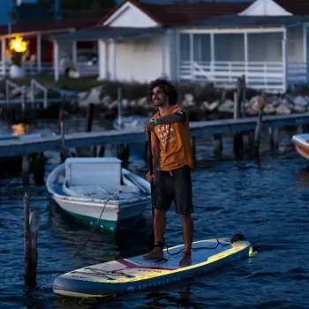 Blaze 3.15m/15cm LED világítási rendszerrel 2026 aluminium SPORTS III evezővel és biztonsági bokabánttal 8.Kép