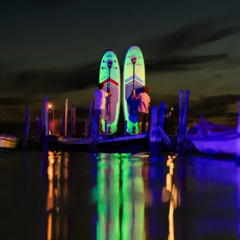 Ray 3.3m/15cm LED világítási rendszerrel 2026 aluminium SPORTS III evezővel és biztonsági bokabánttal 6.Kép