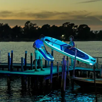 Ray 3.3m/15cm LED világítási rendszerrel 2026 aluminium SPORTS III evezővel és biztonsági bokabánttal 8.Kép