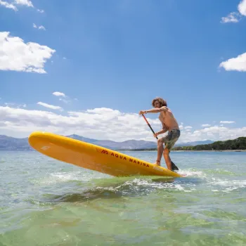 Fusion 3.15m/15cm All-around iSUP 2026 aluminium SPORTS III evezővel és biztonsági bokabánttal 7.Kép